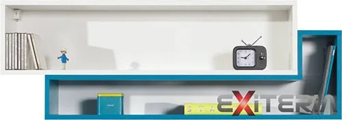 Polica do detskej izby - biela