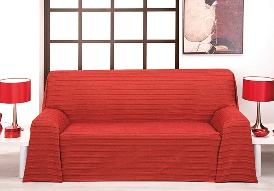 Cerveny potah na sedacku