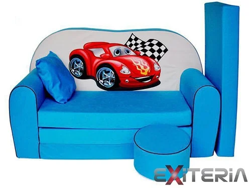 Detska pohovka - modra