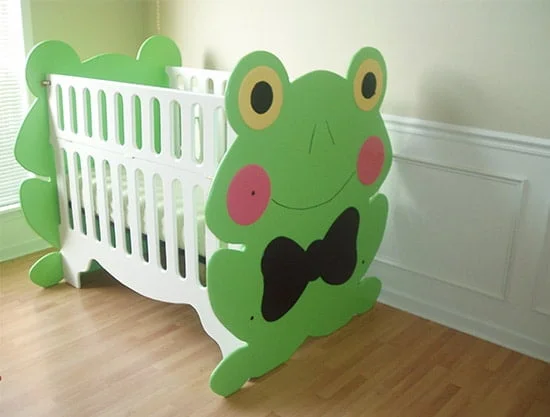 Detska postielka - zaba