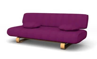 Fialovy potah na pohovku