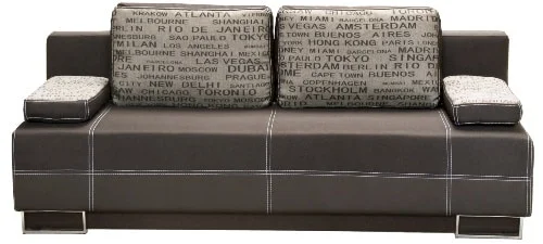 Hnedá pohovka do obývačky