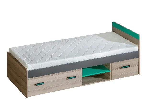 Jednolôžková posteľ s úložným priestorom