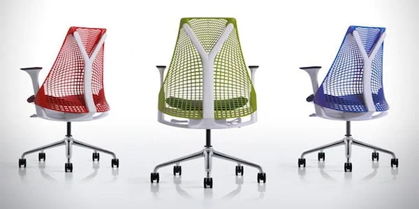 Moderné kreslo - sieťové operadlo