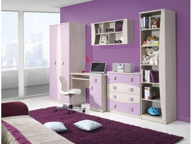 Lacná dievčenská detská izba