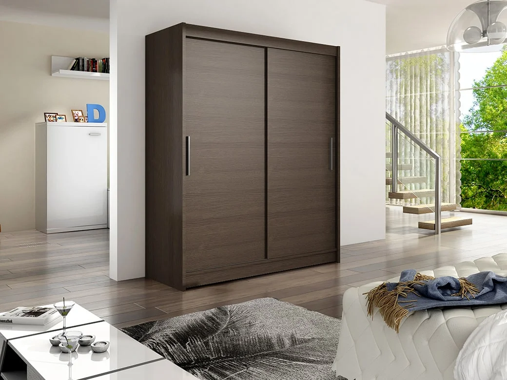 Lacná skriňa s posuvnými dverami