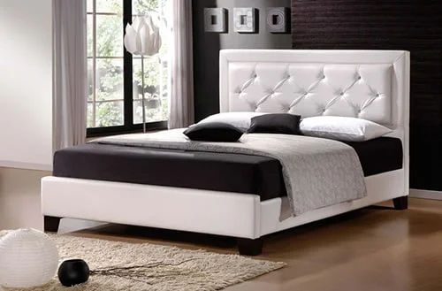 Luxusná kožená posteľ