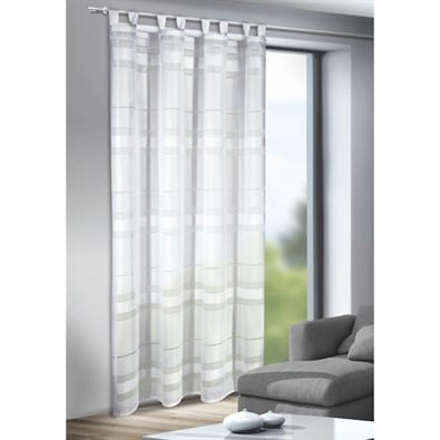 Moderná biela záclona