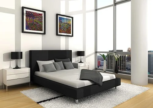 Moderná manželská posteľ