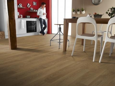 Plávajúca podlaha - hnedá