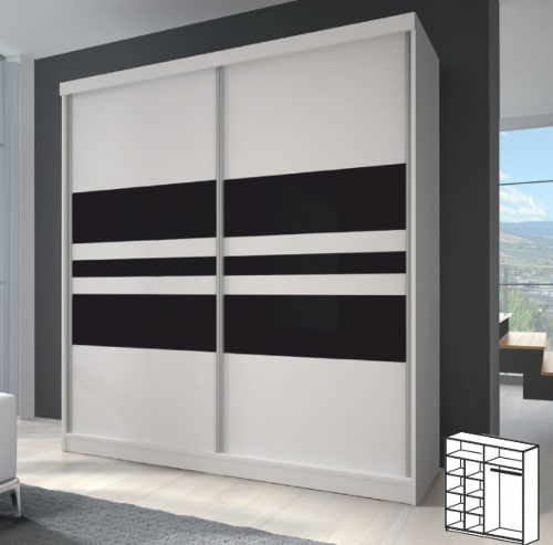 Moderná šatníková skriňa