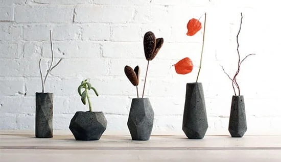 Moderne vazy - kamen