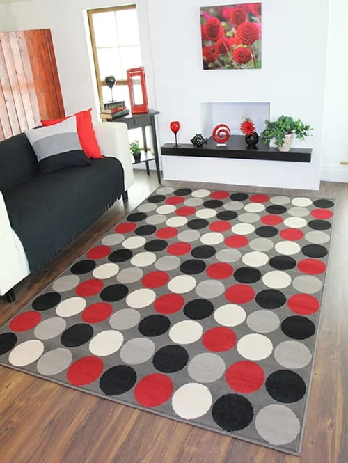 Kusovy koberec - vzor kruhy