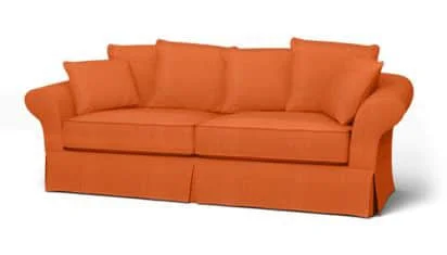 Oranzovy potah na sedacku