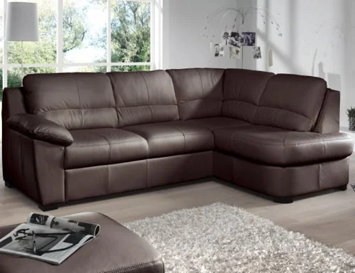 Rohová kožená sedacia súprava
