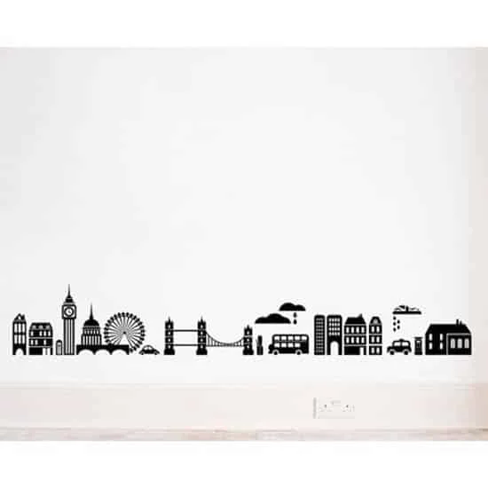 Mesto - samolepka na stenu