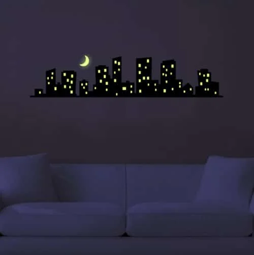 Svietiaca nalepka - mesto