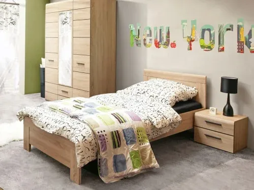 Moderná jednolôžková posteľ