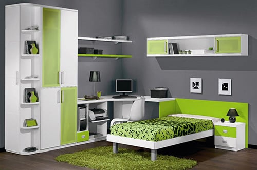 Zelená detská izba