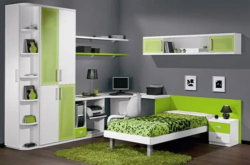 Zelená detská izba